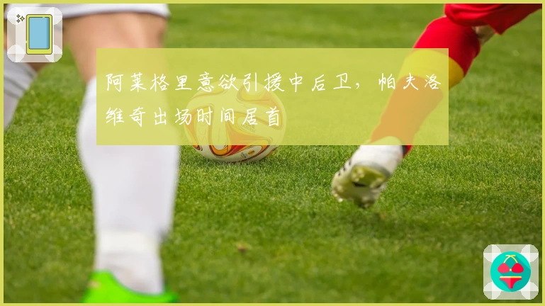 阿莱格里意欲引援中后卫，帕夫洛维奇出场时间居首