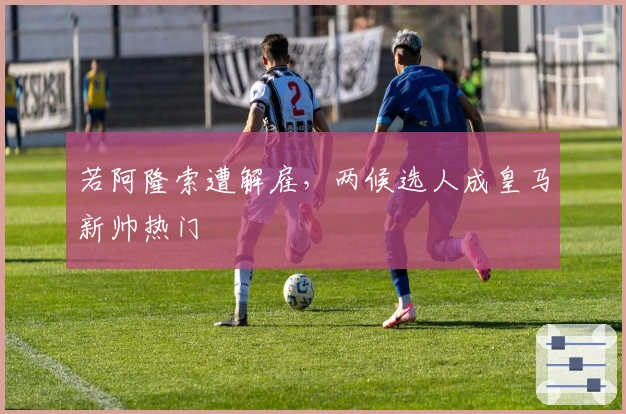 若阿隆索遭解雇，两候选人成皇马新帅热门